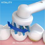 مسواک برقی اورال بی مدل Vitality Precision Clean D100 سفید - تصویر 4