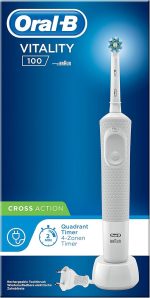 مسواک برقی اورال بی مدل Vitality Precision Clean D100 سفید - تصویر 6