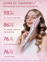 خریدفرکننده مو اتوماتیک شیگلم  SHEGLAM Cupid’s Charm One-Touch Instant Curler 25mm - تصویر 8